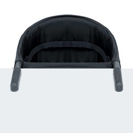 Chicco Caddy Hook-on Chair in Black Front Profile