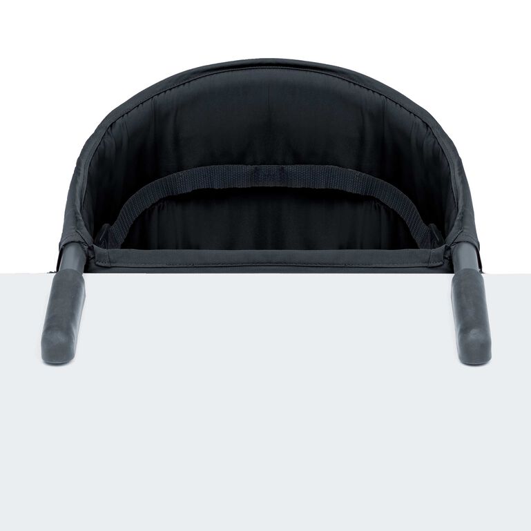 Chicco Caddy Hook-on Chair in Black Front Profile