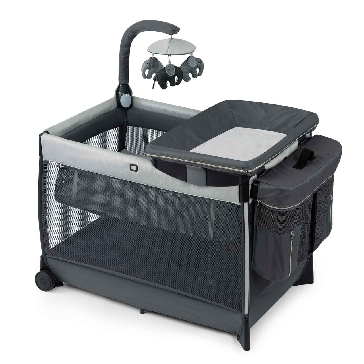 Chicco Lullaby Zip Portable Playard in Driftwood image number 0