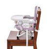 Chicco Pocket Snack Booster Seat in Lavender Left Profile View image number 6