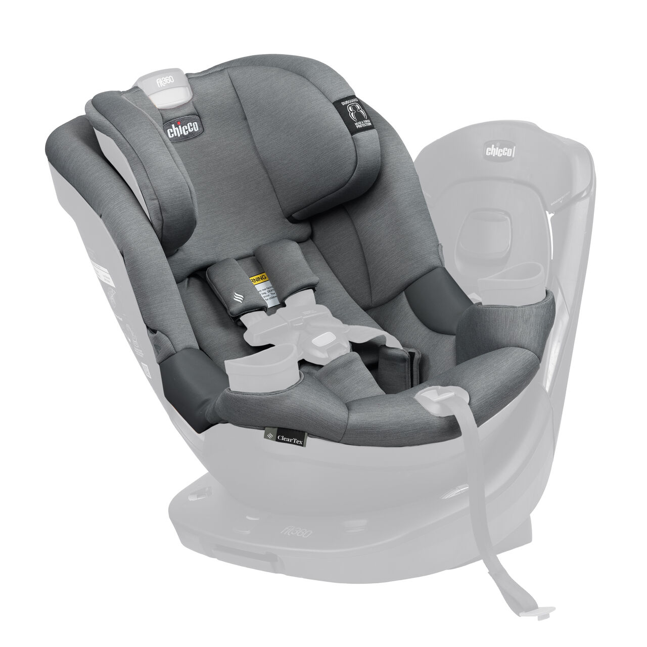 Fit360 Rotating Convertible Car Seat Cover Set - Drift in Drift image number 0