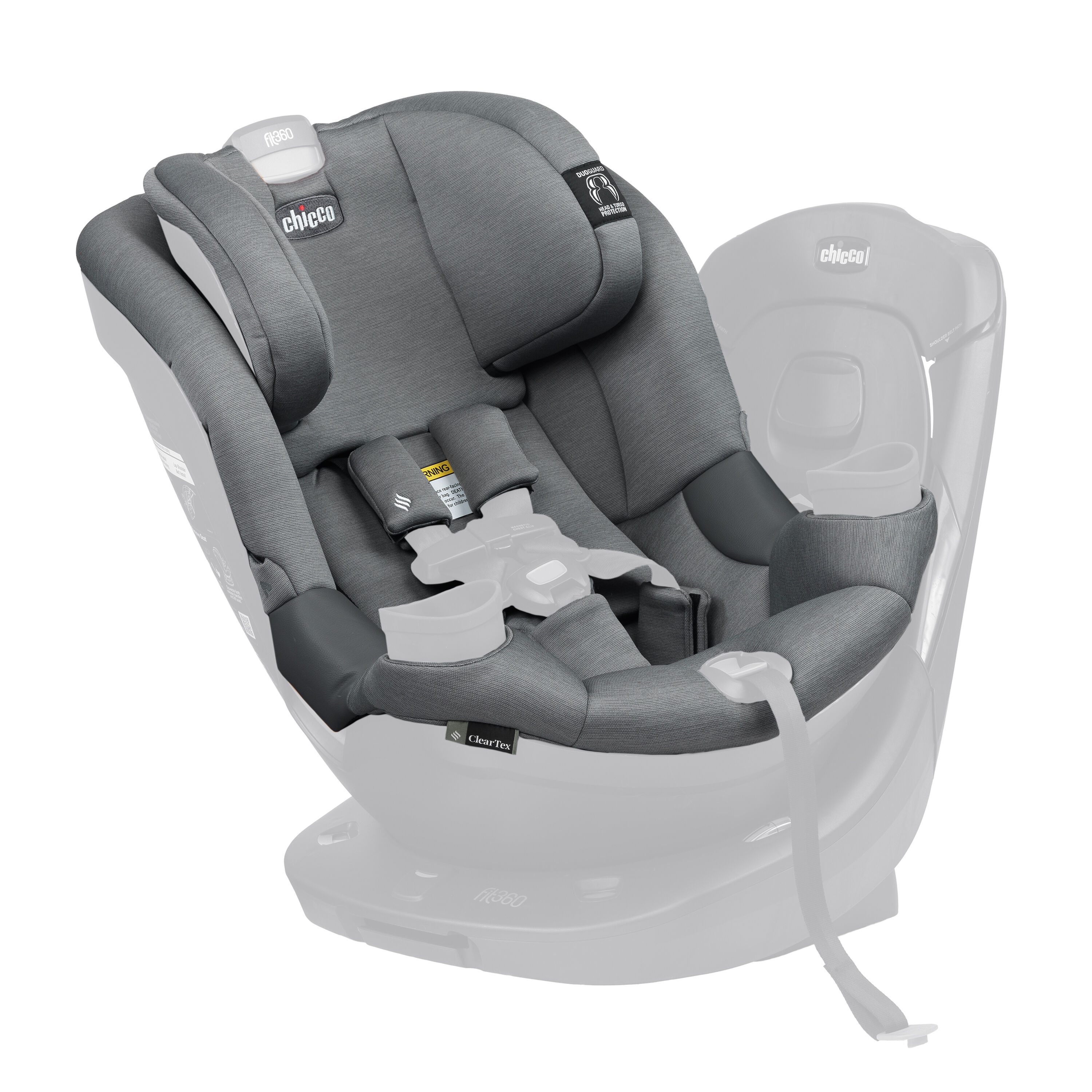 Fit360 Rotating Convertible Car Seat Cover Set - Drift in Drift image number 0