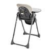 Chicco Polly Highchair in Taupe 3/4 Back View image number 4