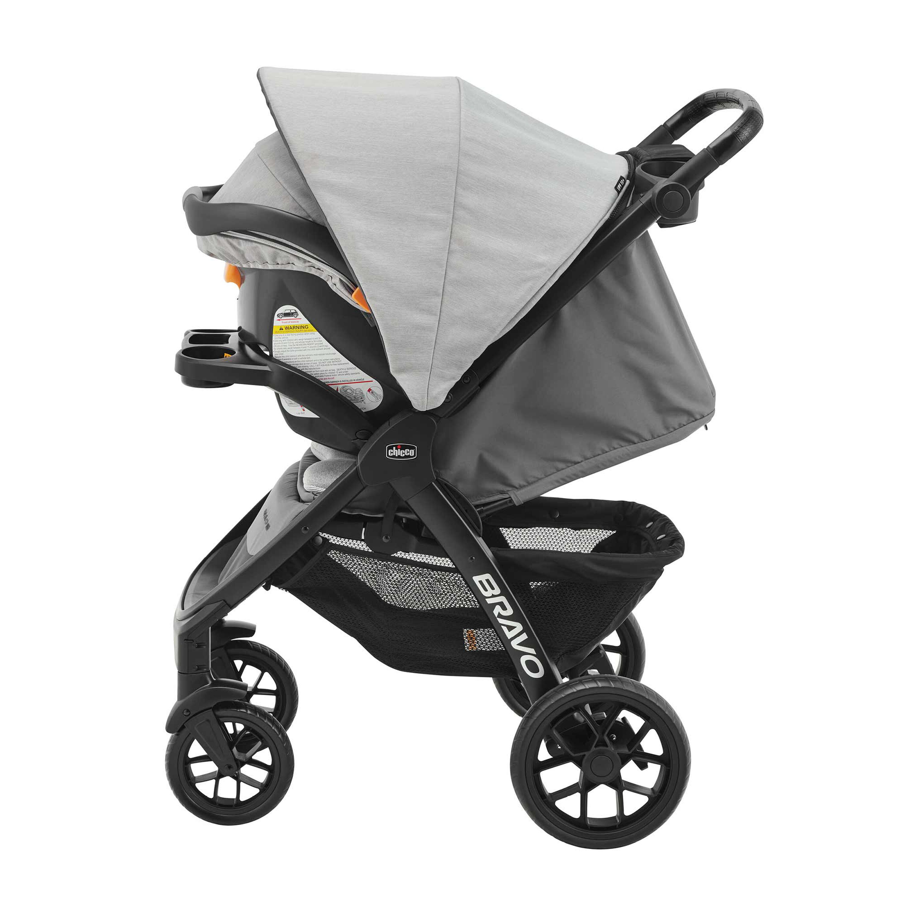 Bravo LE Trio Travel System in Driftwood Left View image number 6