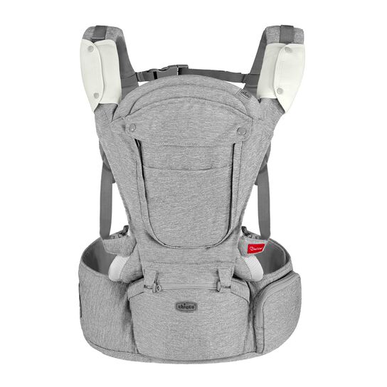 Chicco SideKick Plus 3-in-1 Hip Seat Carrier in Titanium Front View image number 1