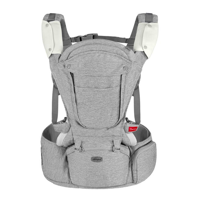 Chicco SideKick Plus 3-in-1 Hip Seat Carrier in Titanium Front View image number 1