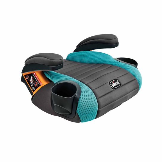 Chicco GoFit Plus Booster in Raindrop 3/4 Front View image number 2