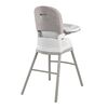 Chicco Stack Hi-Lo High Chair in Sand 3/4 Back View image number 4