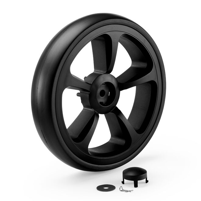 Viaro Stroller Rear Wheel - Black in Black image number 0