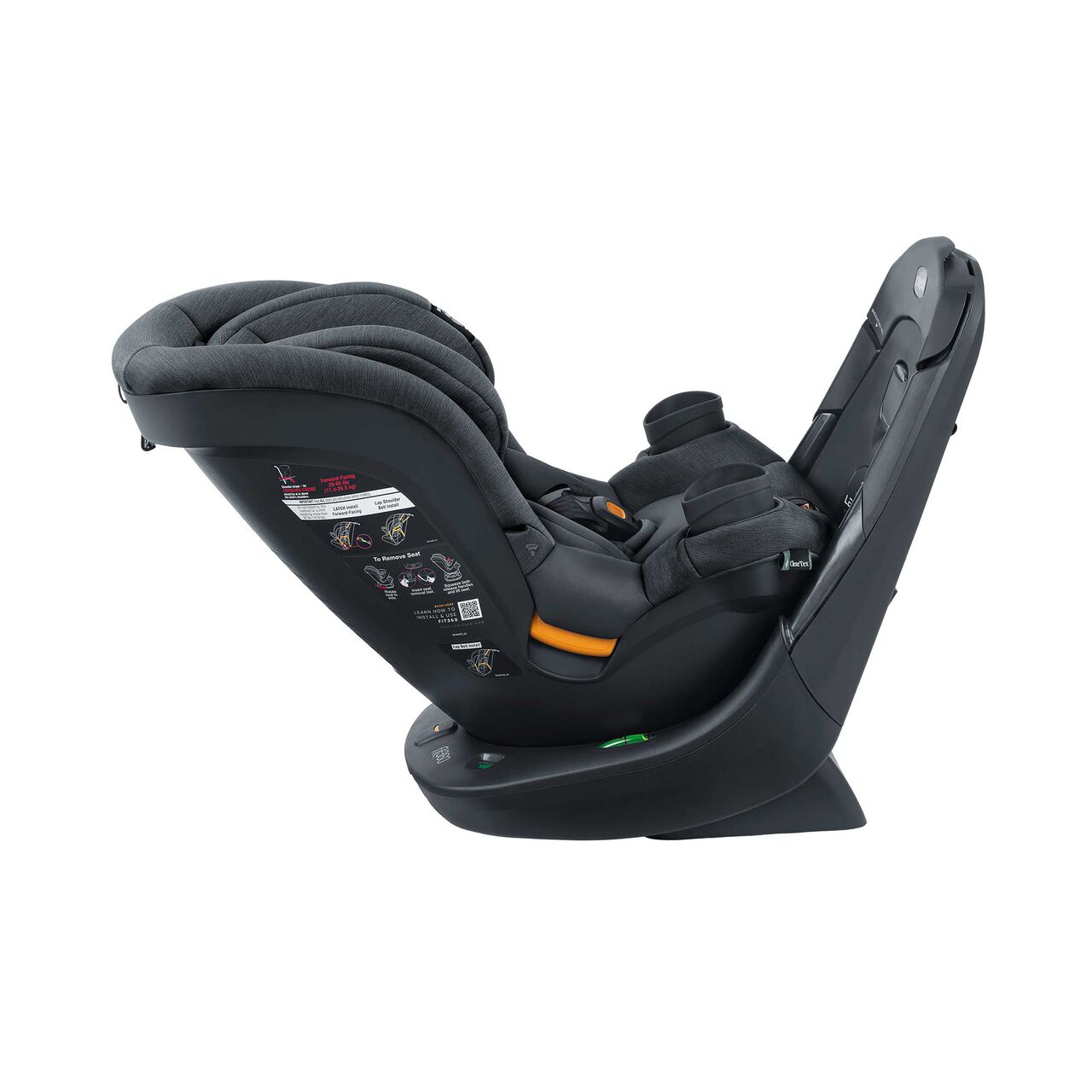 Chicco Fit360 Cleartex Car Seat in Slate Left Profile image number 6