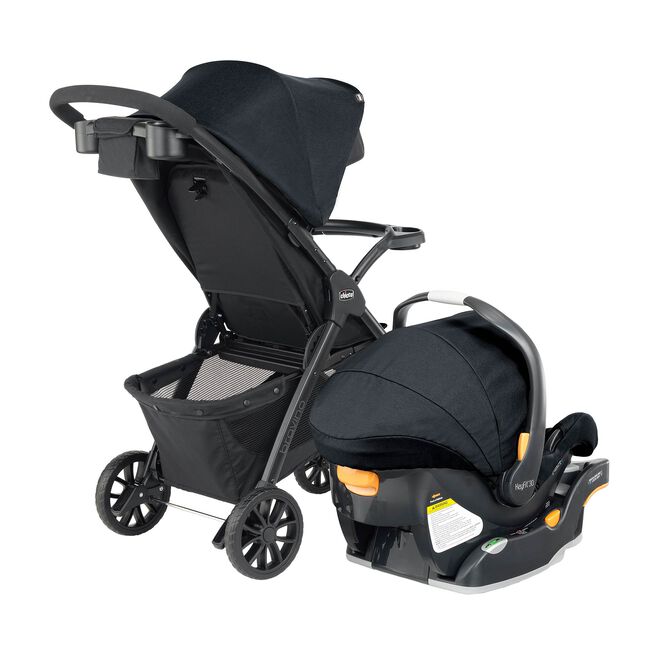 Chicco Bravino Travel System in Ravine right rear image number 4