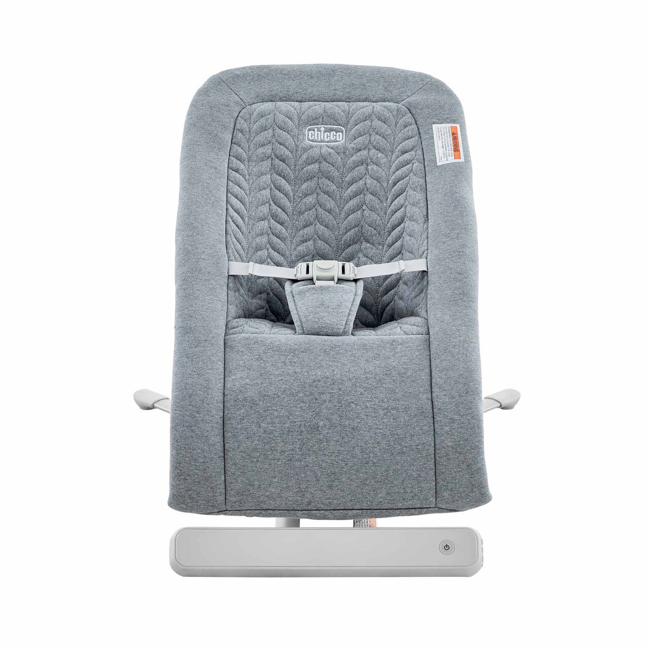 Chicco E-Motion Glider Bouncer in Grey Front View image number 1