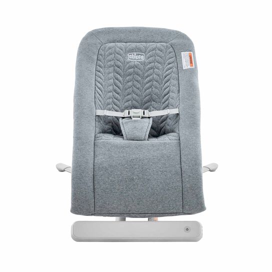 Chicco E-Motion Glider Bouncer in Grey Front View image number 1