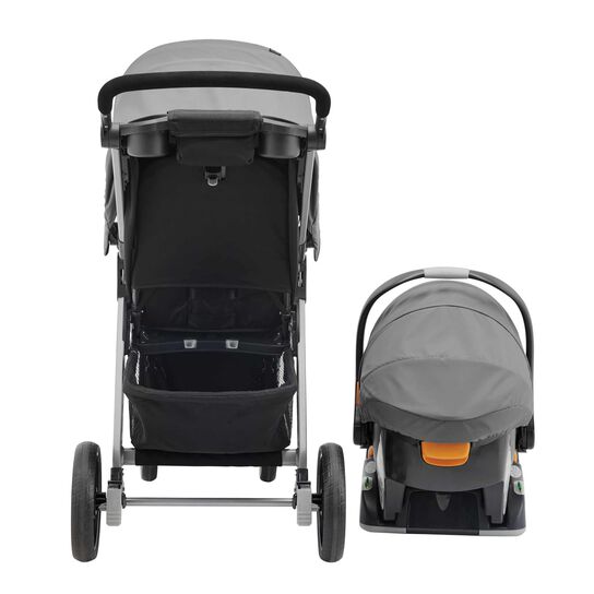 Chicco Bravo Trio Travel System in Camden Back View image number 5