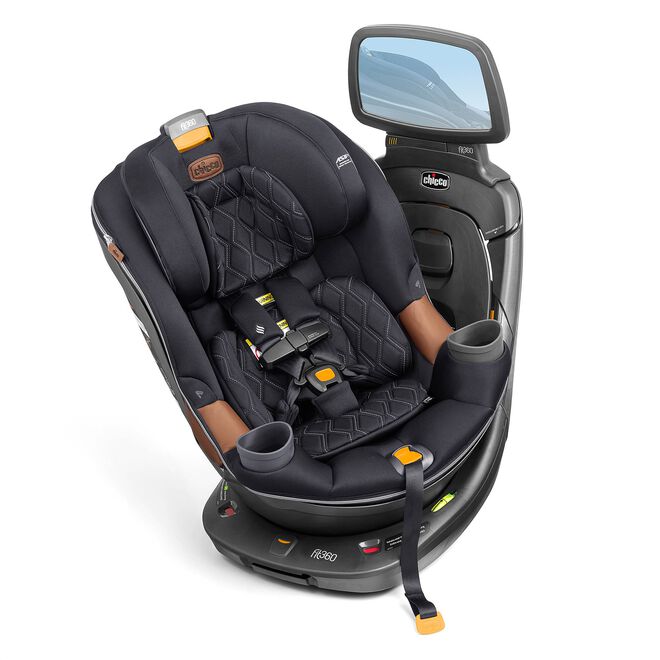 Chicco Fit360 Zip ClearTex Rotating Convertible Car Seat in Jet image number 0