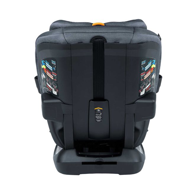 Chicco OneFit LX ClearTex All-in-One Car Seat in Smoke Back Profile image number 5