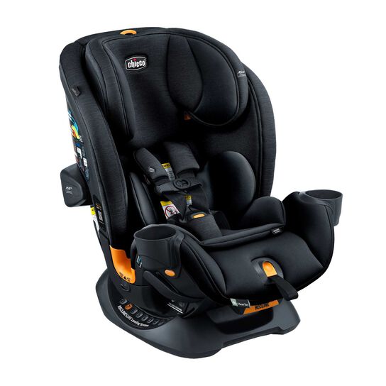 Chicco OneFit LX ClearTex All-in-One Car Seat in Ebony Front Right Profile image number 2