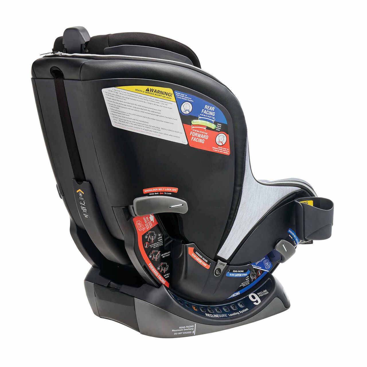 Chicco NextFit Max Zip Air Car Seat in Vero Profile 3Q Back image number 4