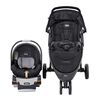 Chicco Viaro Travel System in Black Front View image number 1