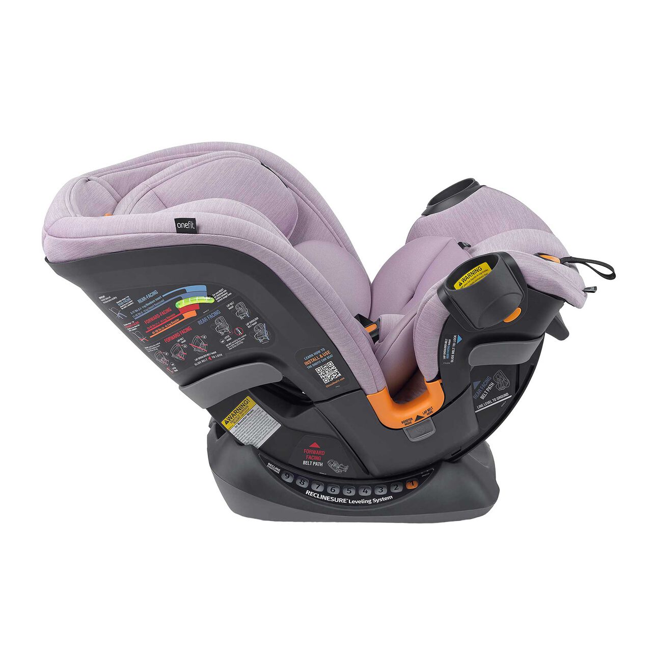 OneFit ClearTex All-in-One Car Seat - Lilac in Lilac image number 3