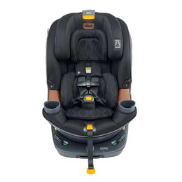 Chicco Fit360 Zip Cleartex Car Seat in Black Front Profile