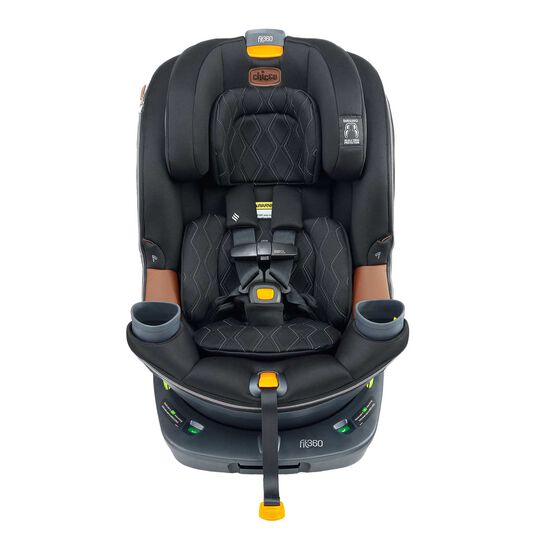 Chicco Fit360 Zip Cleartex Car Seat in Black Front Profile image number 1