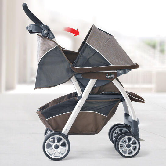 Chicco Cortina Magic Stroller adjustable canopy image number 3