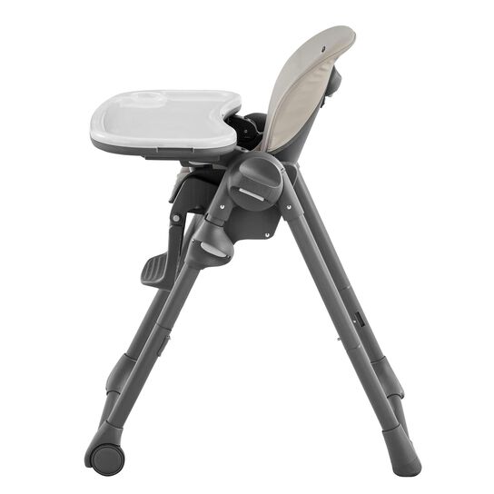 Chicco Polly Highchair in Taupe Left Profile View image number 6
