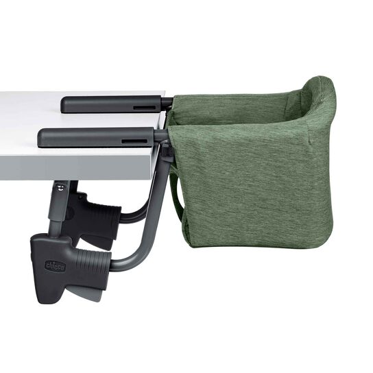 Chicco FastLock Hook-on Chair in Moss Left Profile View image number 3