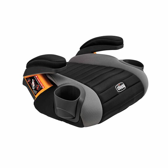Chicco GoFit Plus Booster in Shark 3/4 Front View image number 2