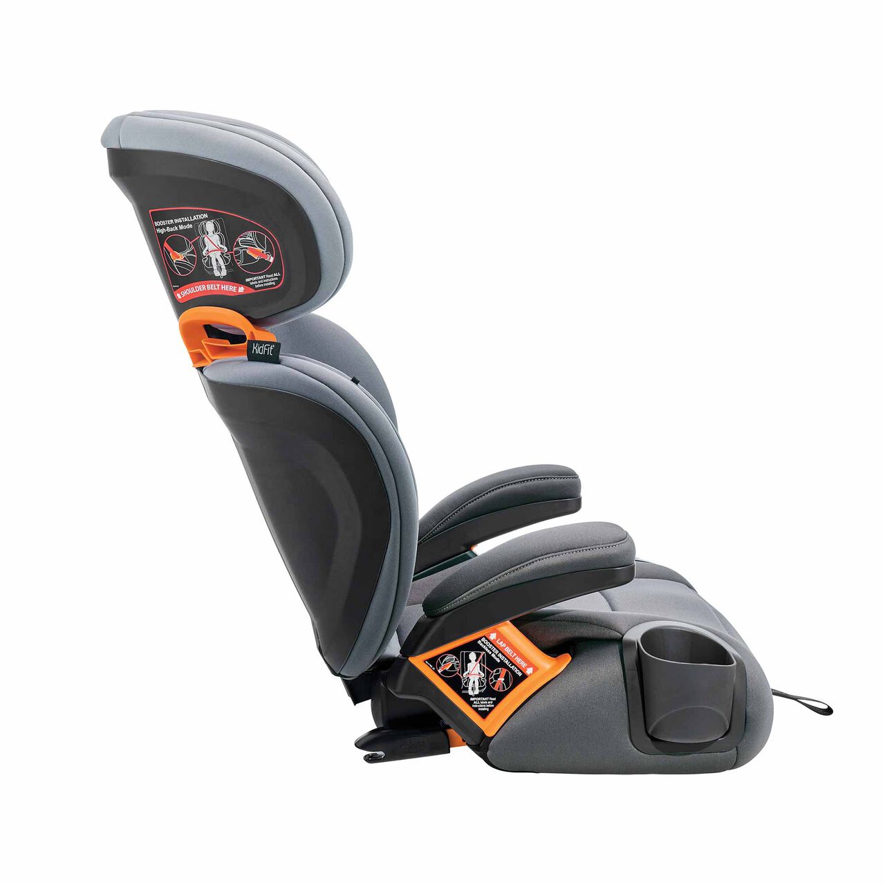 Chicco KidFit ClearTex Plus Car Seat in Drift Right Profile View image number 3