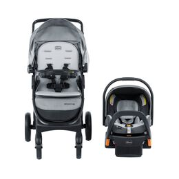 Chicco Bravo LE ClearTex Trio Travel System in Atlas Front profile