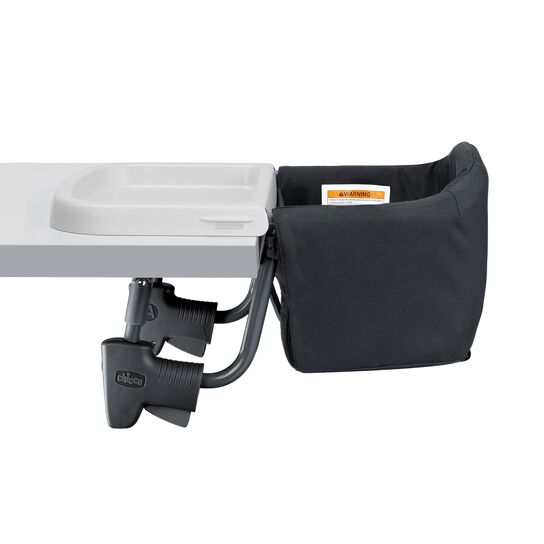 Chicco FastLock Go Hook-On Chair in Black Left View image number 3