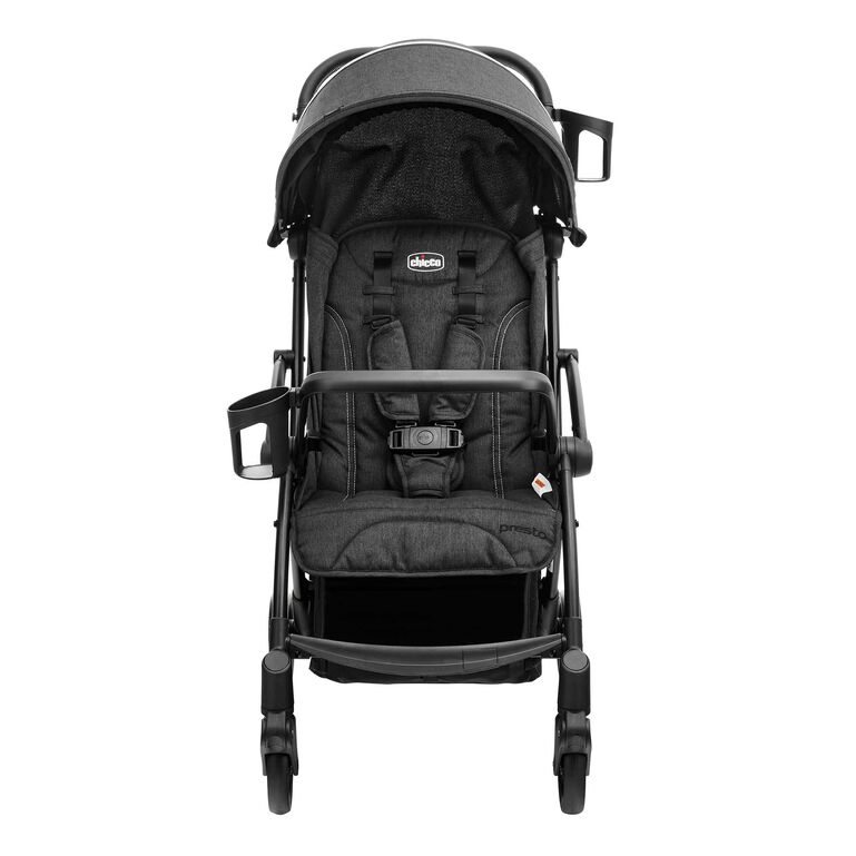 Chicco Presto Stroller in Graphite Front Profile View