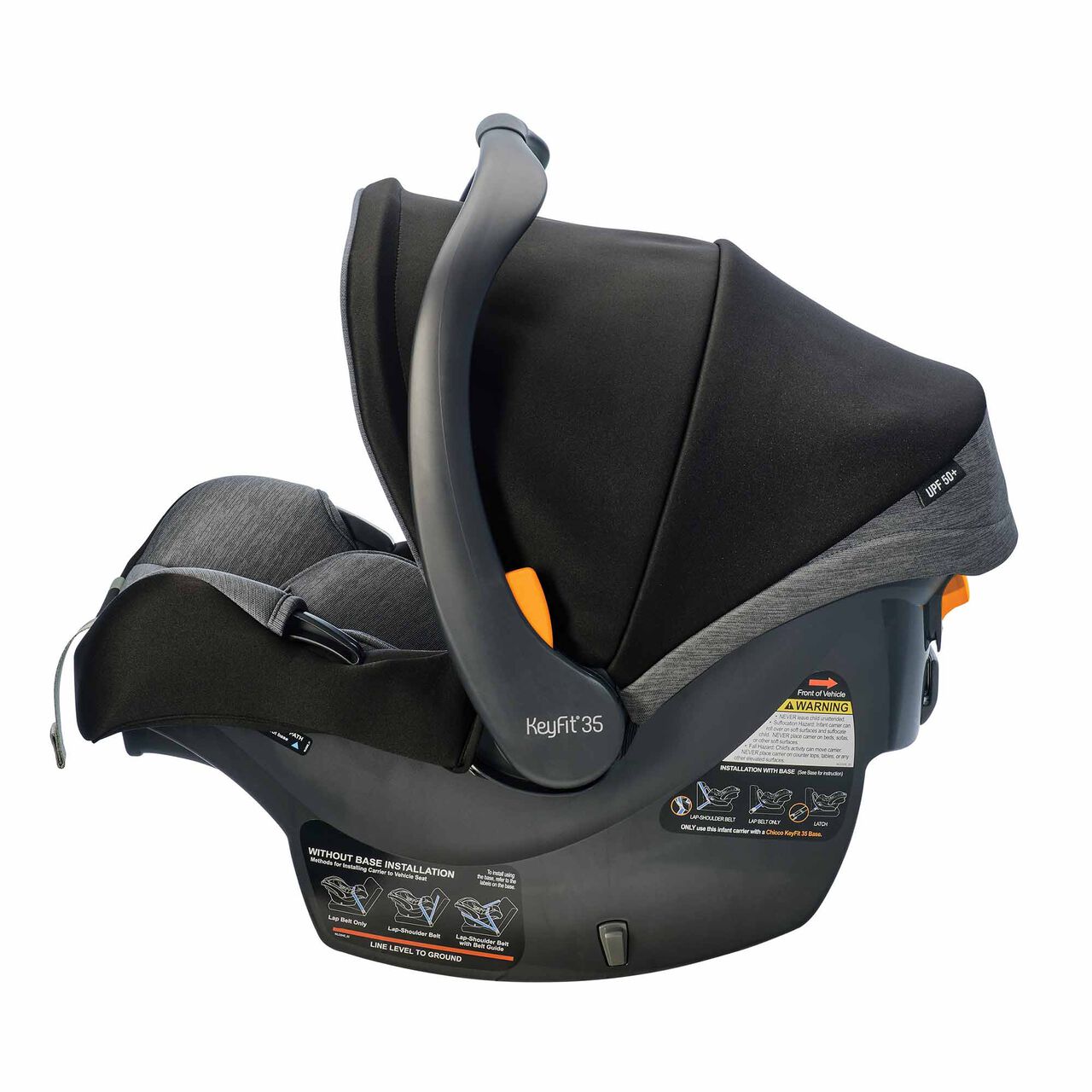 Chicco KeyFit 35 ClearTex in Shadow Left Profile View image number 6