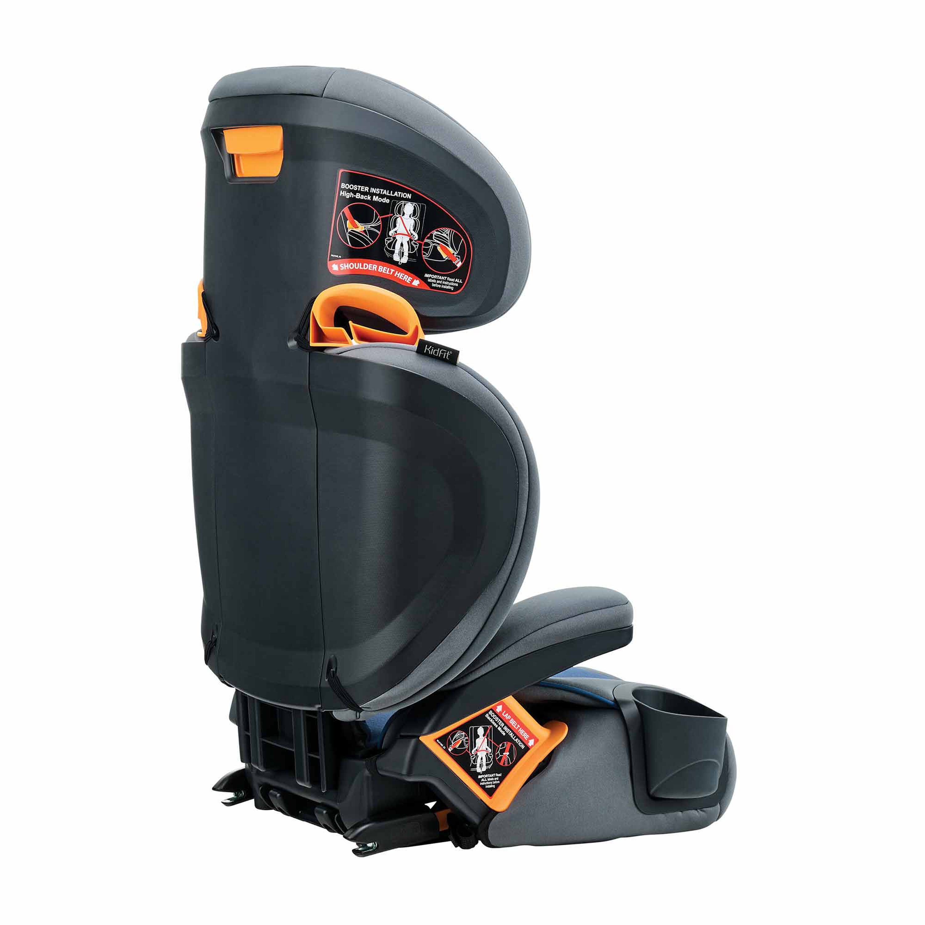 Chicco KidFit Adapt Plus Car Seat in Vapor 3/4 Back View image number 4
