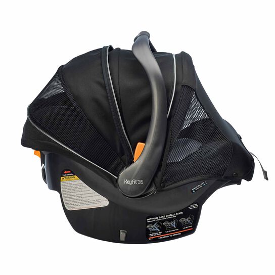 Chicco KeyFit 35 Zip ClearTex in Obsidian Right Profile View image number 3