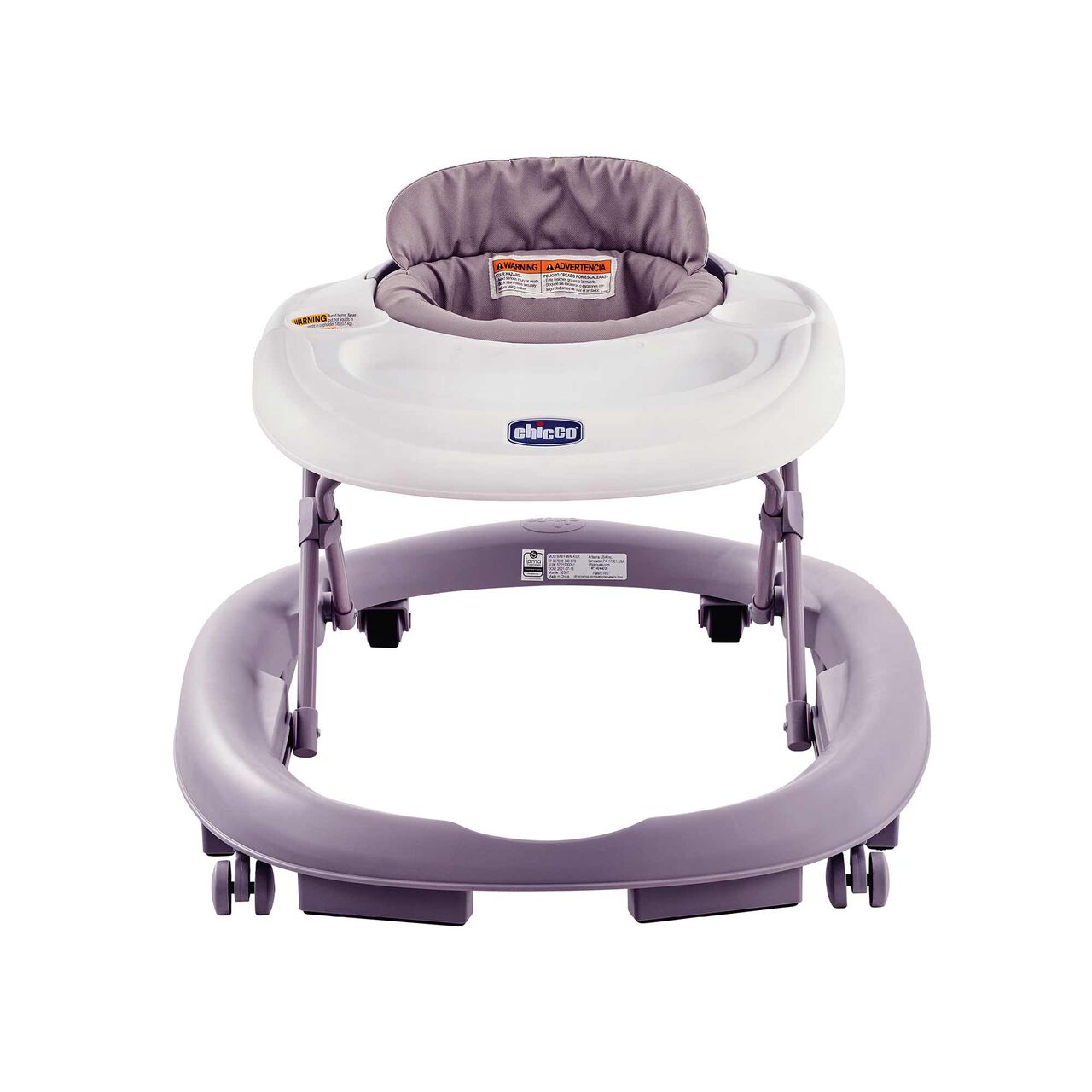 Chicco Mod Walker Infant Walker in Lavender Front View image number 1