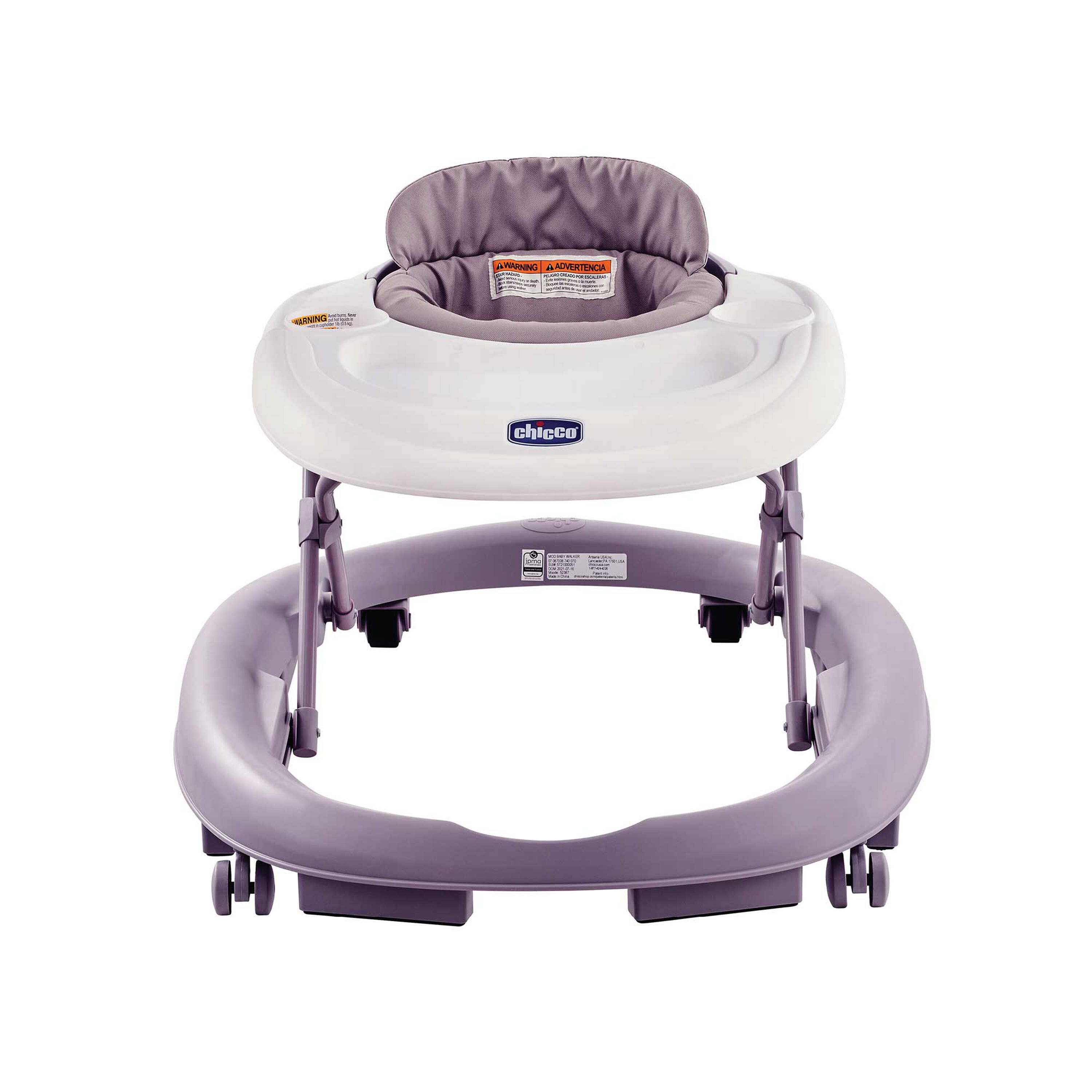 Chicco Mod Walker Infant Walker in Lavender Front View image number 1