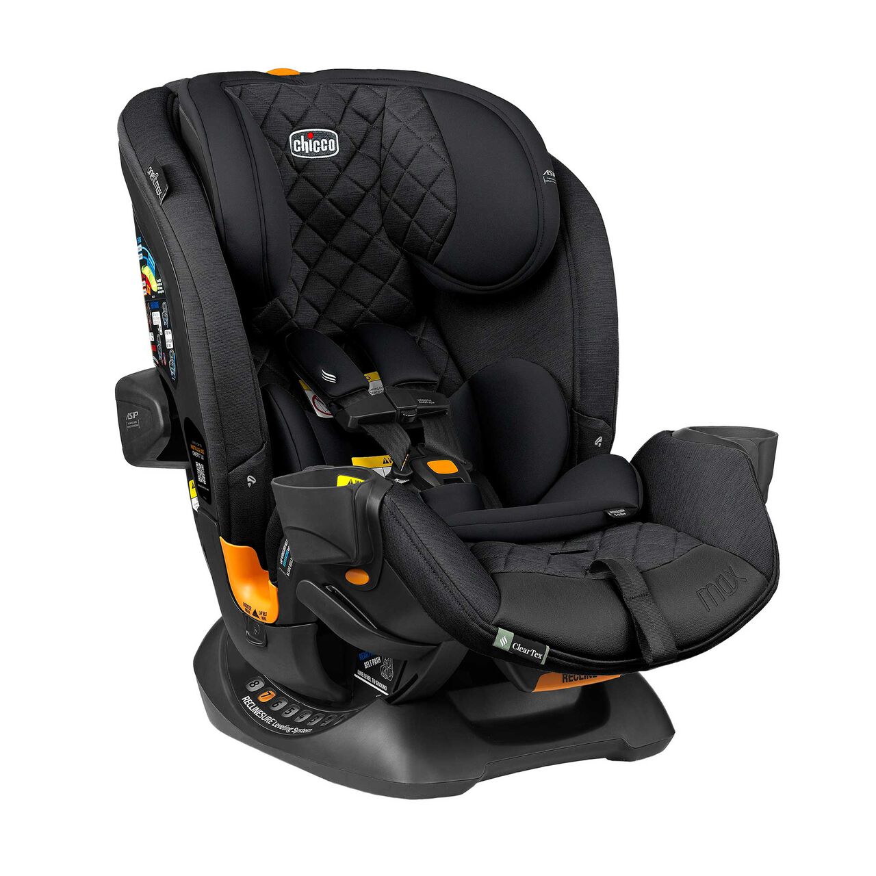 Chicco OneFit Max ClearTex Car Seat in Energy Front Right Profile image number 2