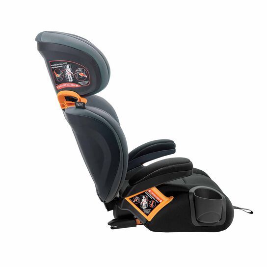 Chicco KidFit ClearTex Plus Car Seat in Shadow Right Profile View image number 3