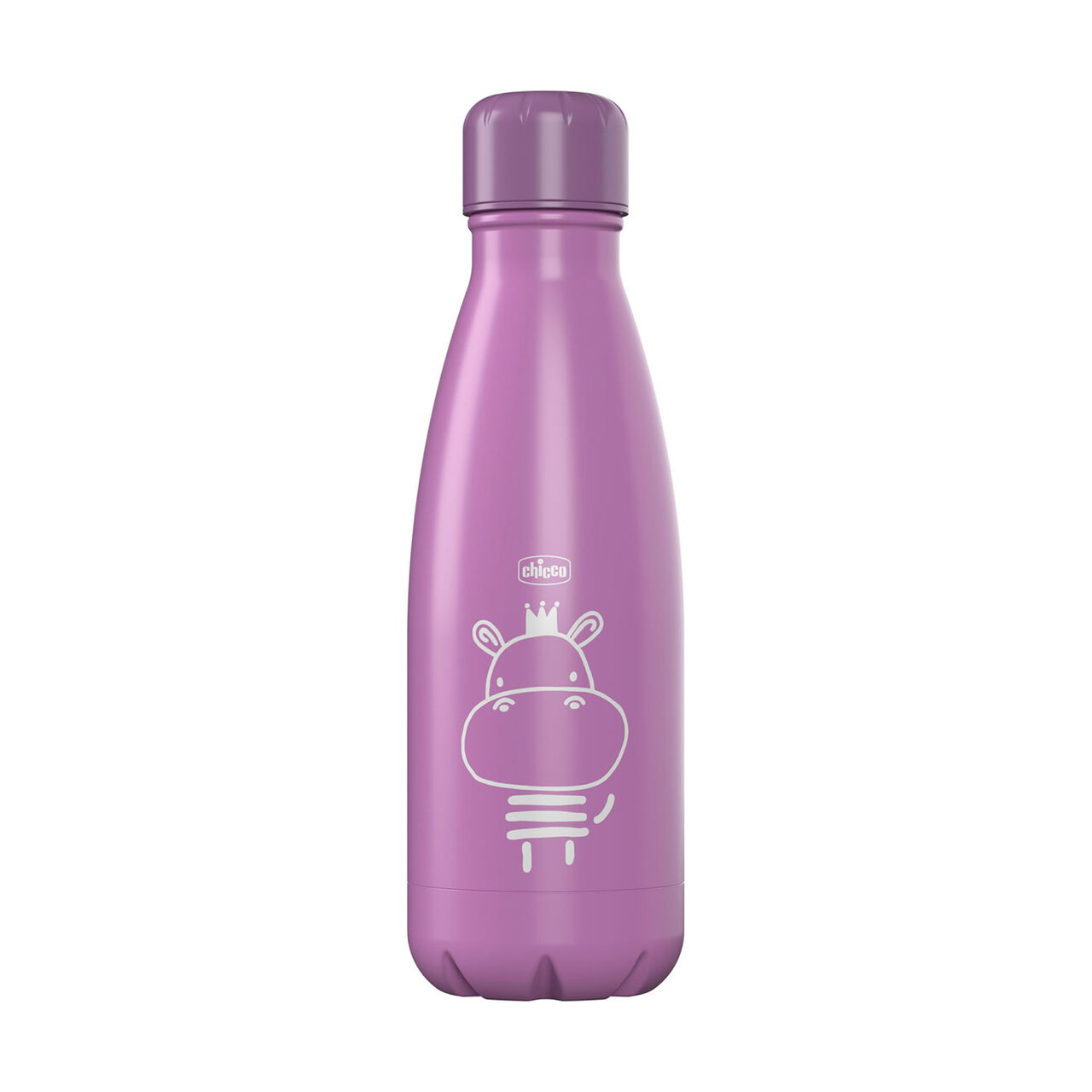 Chicco Stainless Steel Insulated Water Bottle 12oz Pink 4yr+ image number 0