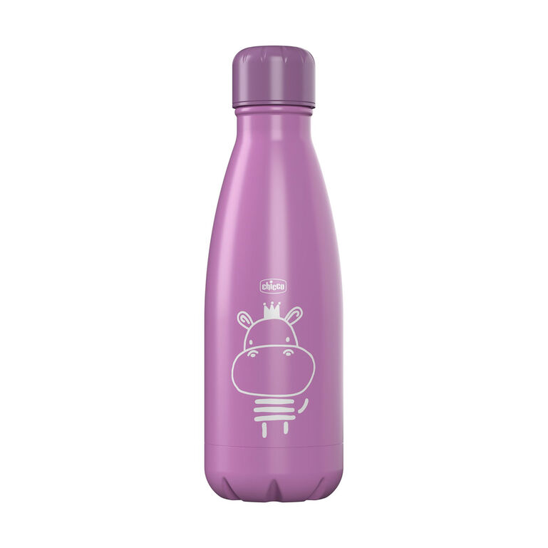 Chicco Stainless Steel Insulated Water Bottle 12oz Pink 4yr+