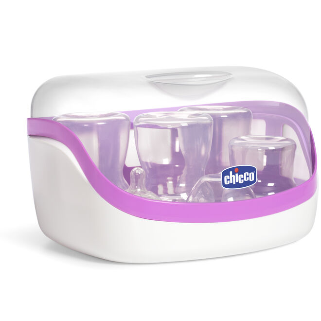 Sanitize baby bottles, pacifiers, teethers, and more with the NaturalFit Microwave Sterilizer image number 1