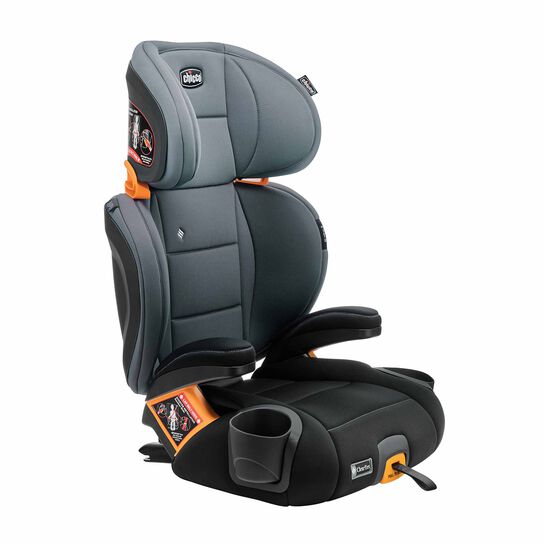 Chicco KidFit ClearTex Plus Car Seat in Shadow 3/4 Front View image number 2