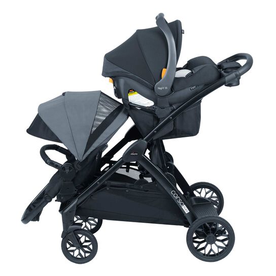 Chicco Corso Flex Stroller Double Bundle in Legend Left Profile image number 6