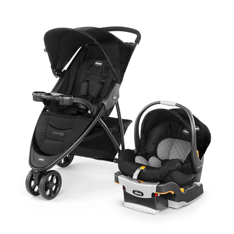 Chicco Viaro Travel System in Black