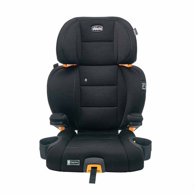 Chicco KidFit ClearTex Plus Car Seat in Obsidian Front View image number 1