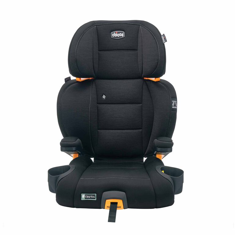 Chicco KidFit ClearTex Plus Car Seat in Obsidian Front View