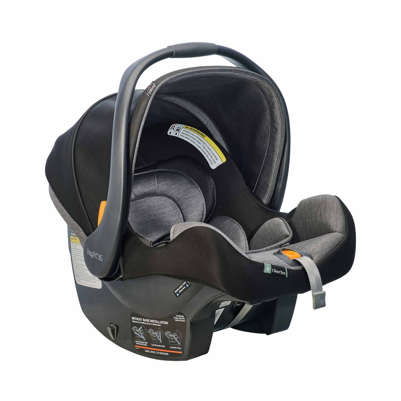 Chicco KeyFit 35 ClearTex in Shadow 3/4 Front View image number 2
